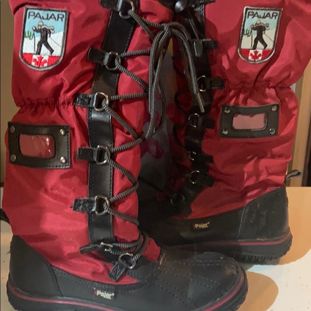 Pajar gorgeous Red winter boots